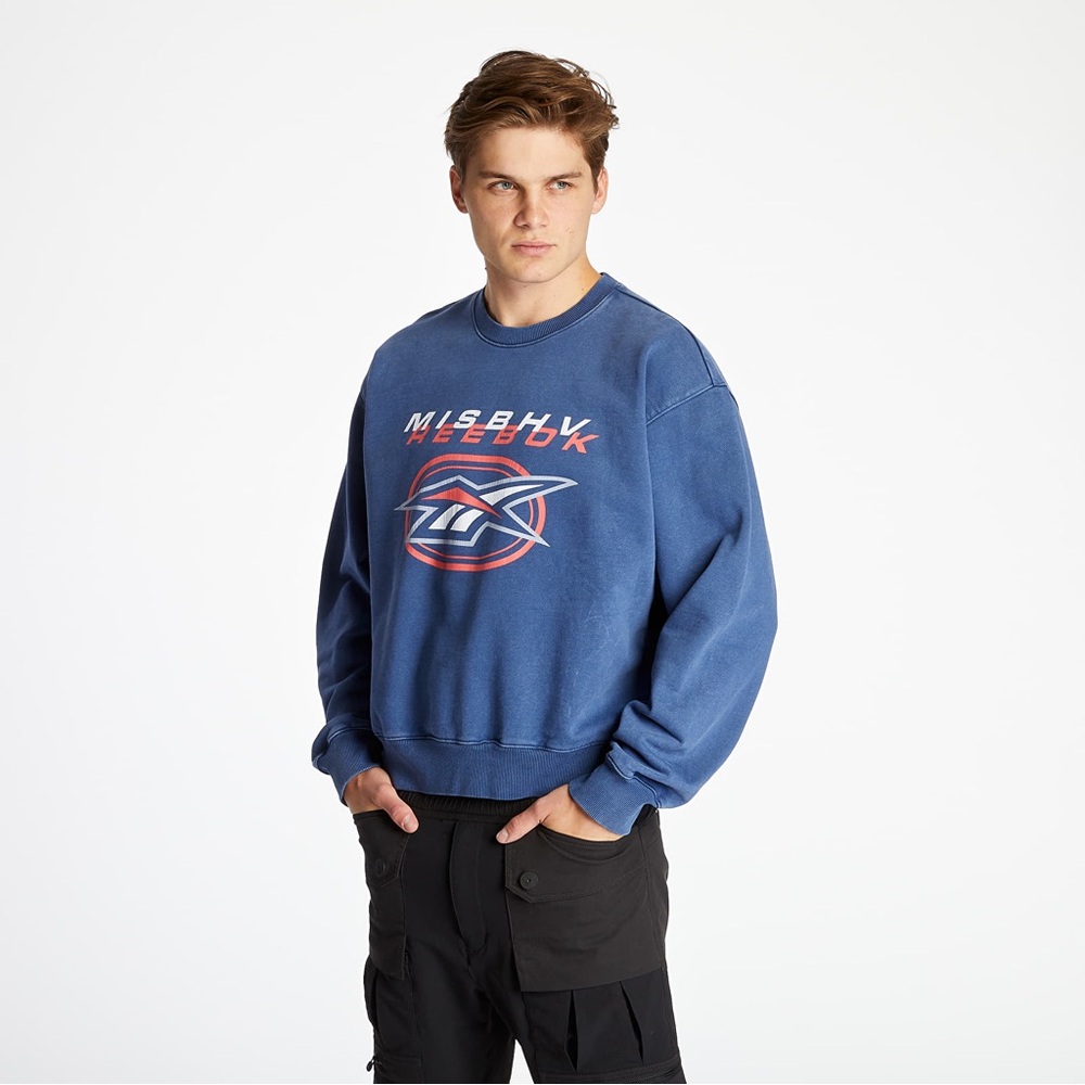 SWEATSHIRT REEBOK X MISBHV PLANET CREWNECK collegiate navy NWT
